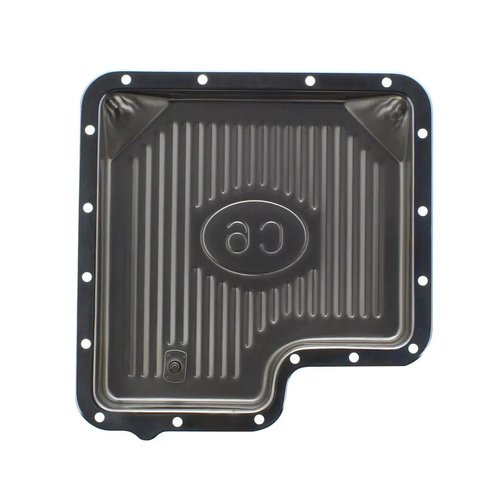 1964-73 FORD MERCURY C6 CHROME STEEL AUTO TRANSMISSION OIL PAN STOCK CAPACITY image 2