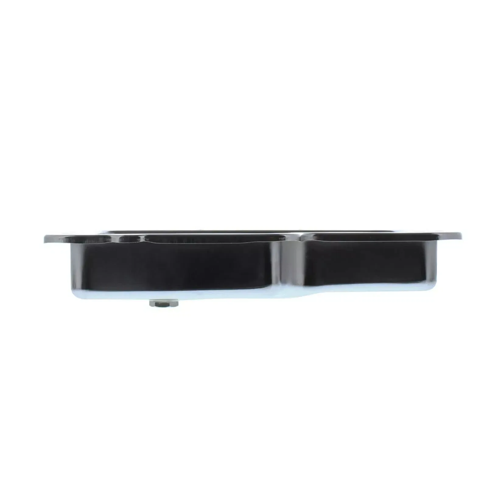 1964-73 FORD MERCURY C6 CHROME STEEL AUTO TRANSMISSION OIL PAN STOCK CAPACITY image 3