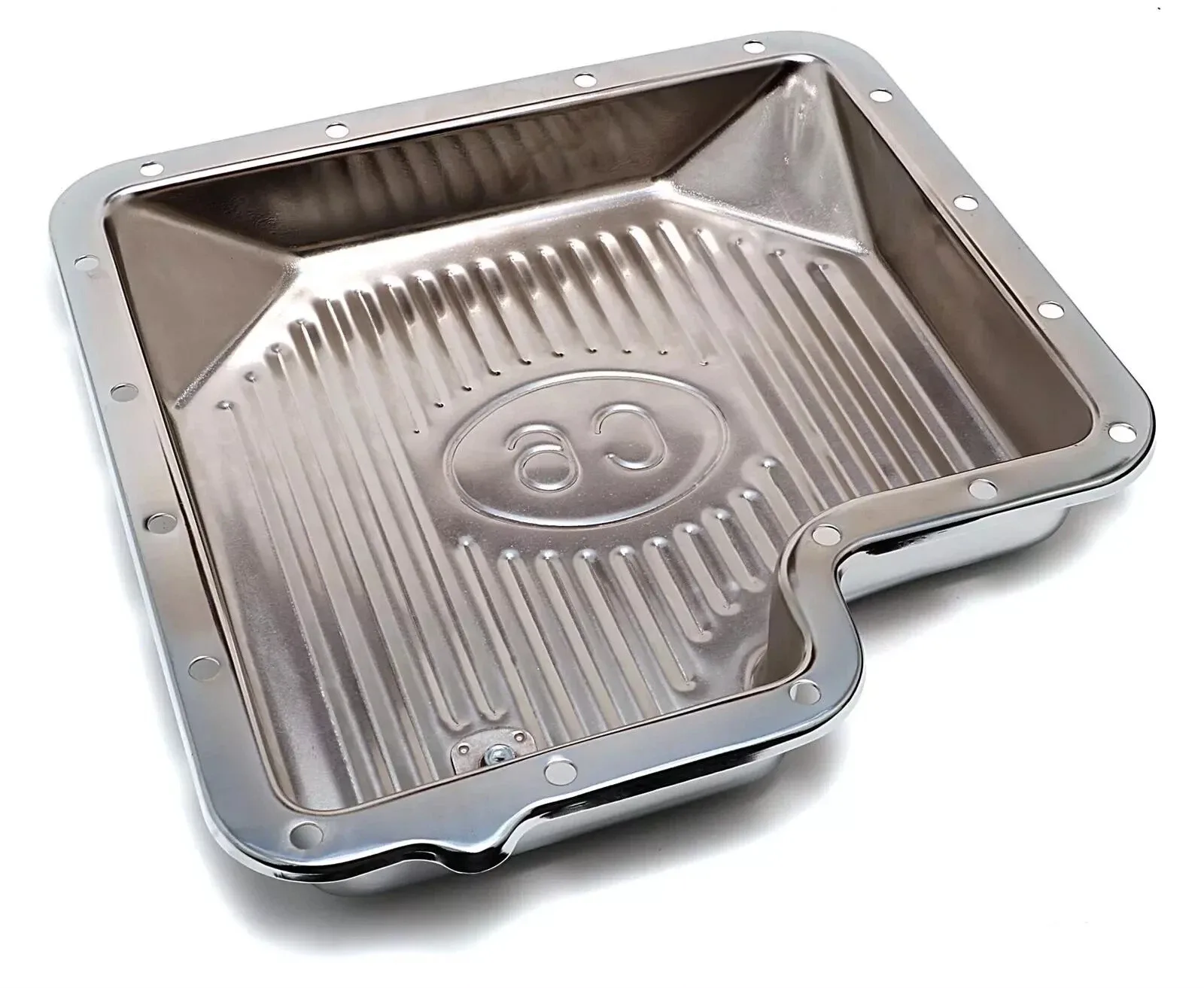 1964-73 FORD MERCURY C6 ZINC STEEL TRANSMISSION OIL PAN STOCK CAPACITY w/GASKET image 2