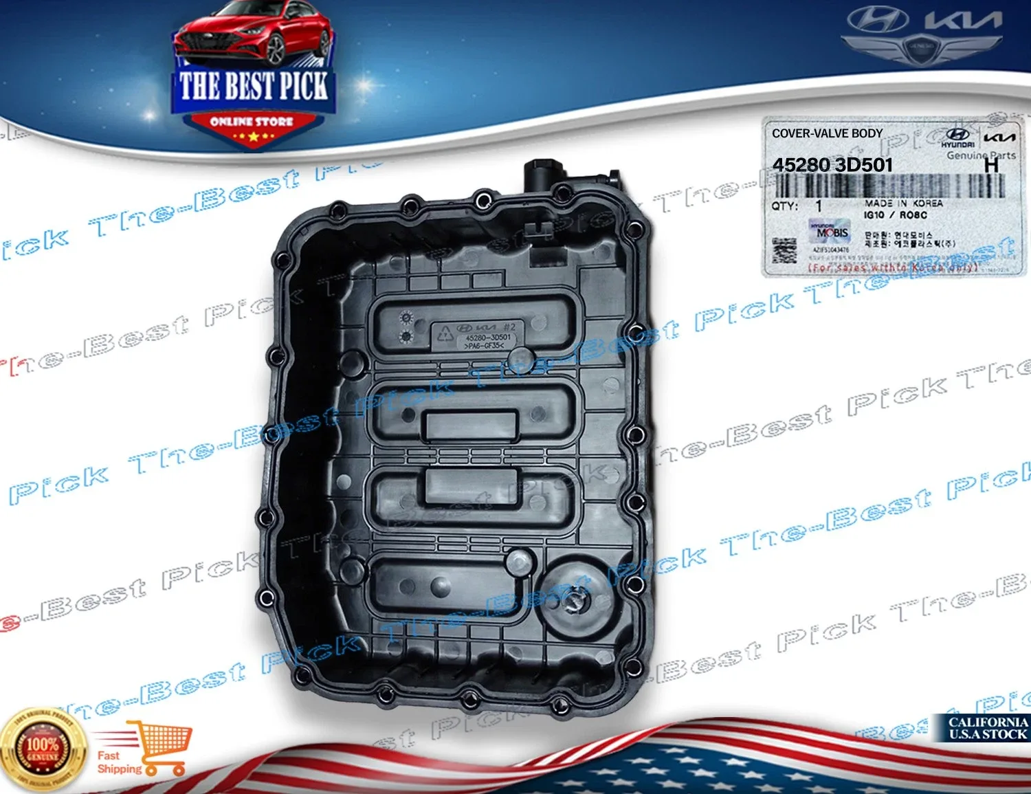2021-2025 Hyundai 1.6L Hybrid Transmission Oil Pan 45280-3D501 image 4