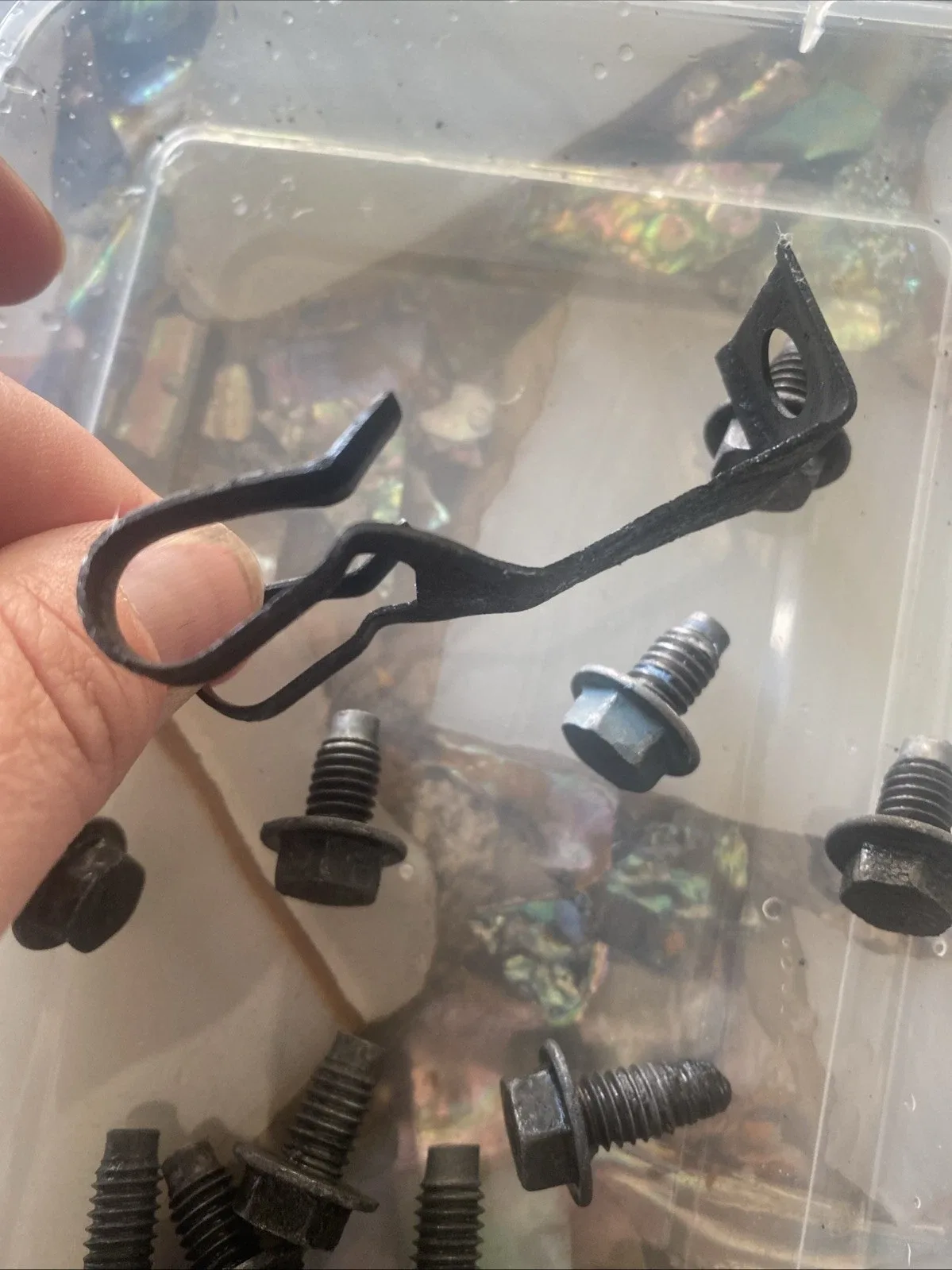 Trans Am 301 Transmission Clip With Oil Pan Bolts image 4