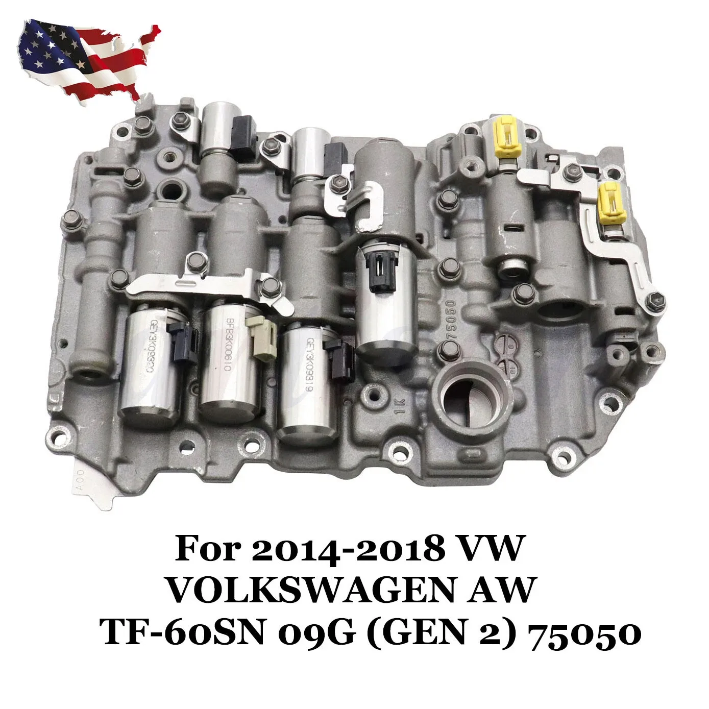 2014-2018 Volkswagen TF-60SN (09G) Transmission Valve Body — 09G325039F