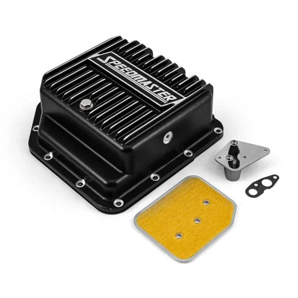 Speedmaster GM Turbo TH350 Black Extra Capacity Aluminum Transmission Pan Kit image 2