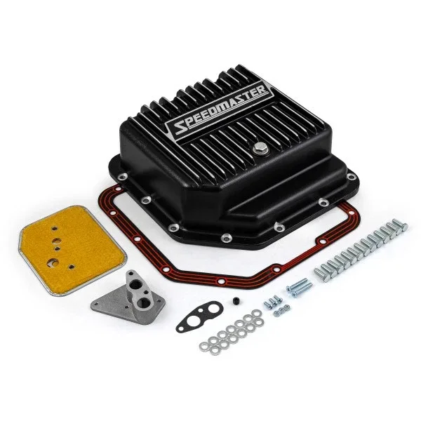 Speedmaster GM Turbo TH350 Black Extra Capacity Aluminum Transmission Pan Kit