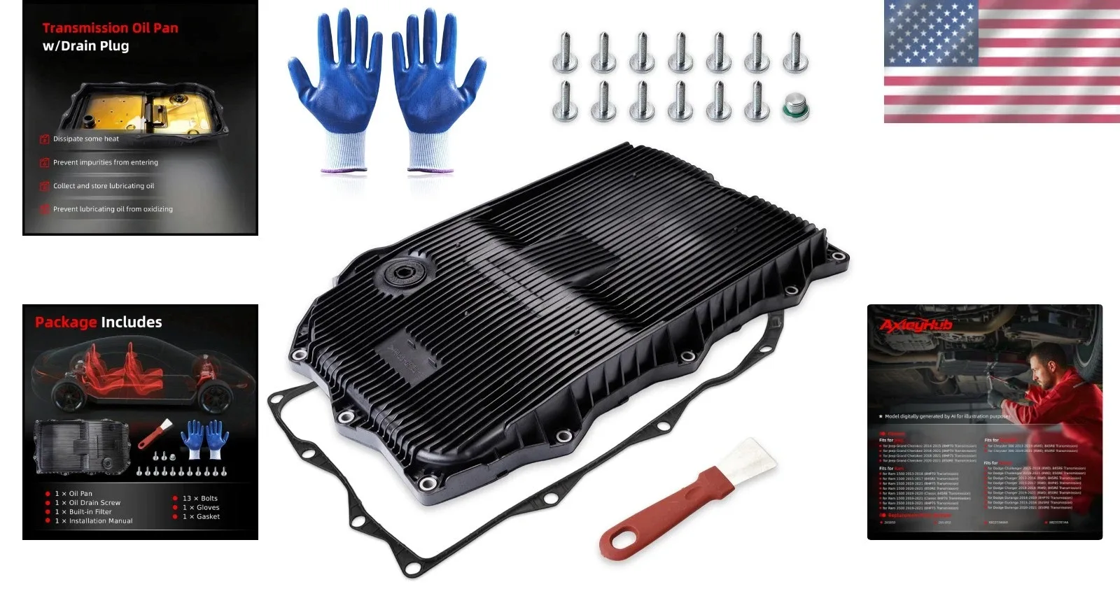 Essential Oil Pan Replacement for Dodge Challenger & Ram 2500 2013-2021 Models image 2