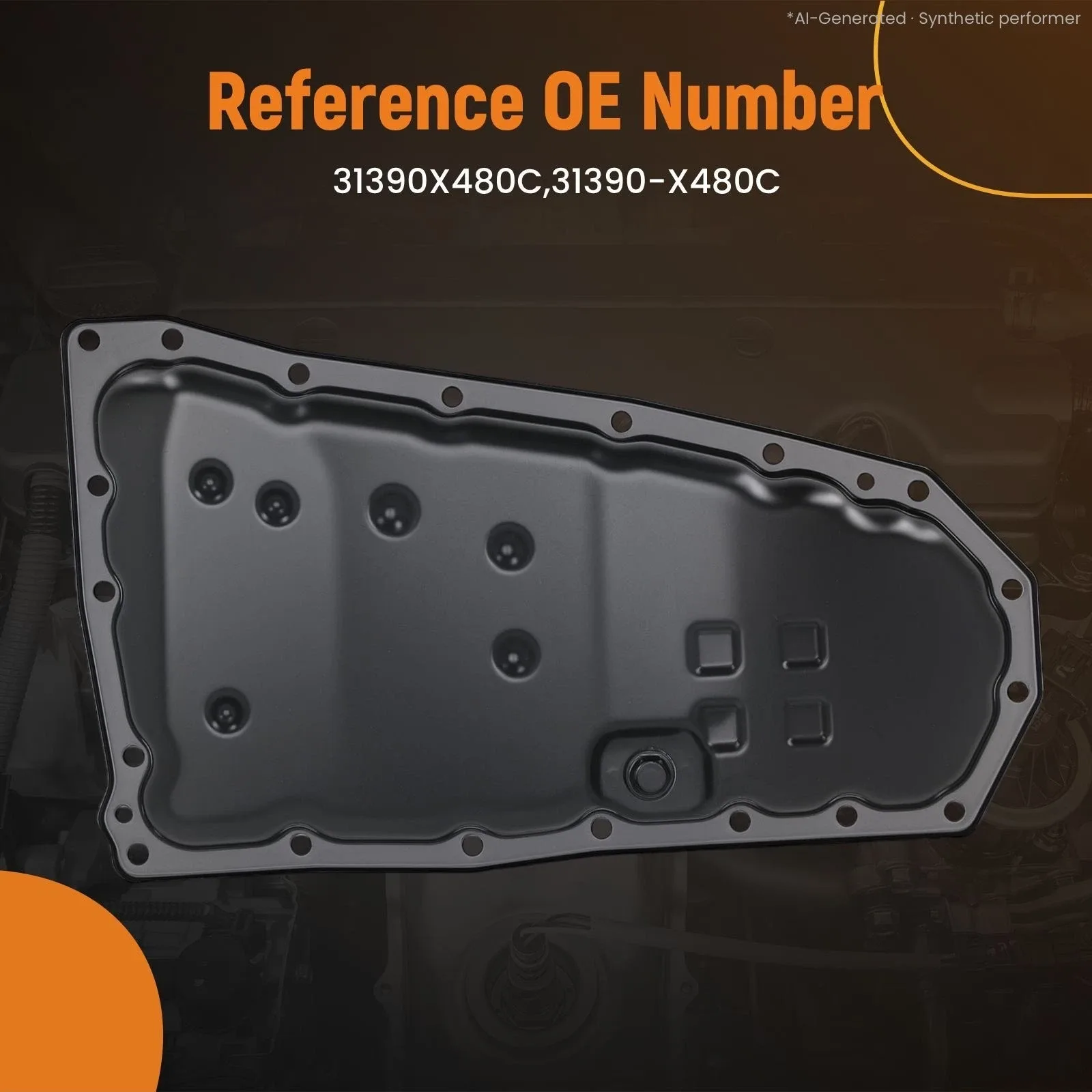 Transmission Oil Pan for Nissan Rogue L4 2.5L 2014-2021 31390X480C Steel Pan image 2