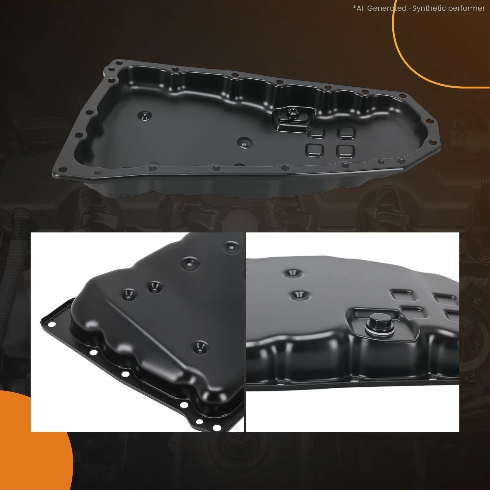 Transmission Oil Pan for Nissan Rogue Sport 2.0L 31390X480C Direct Replacement image 4