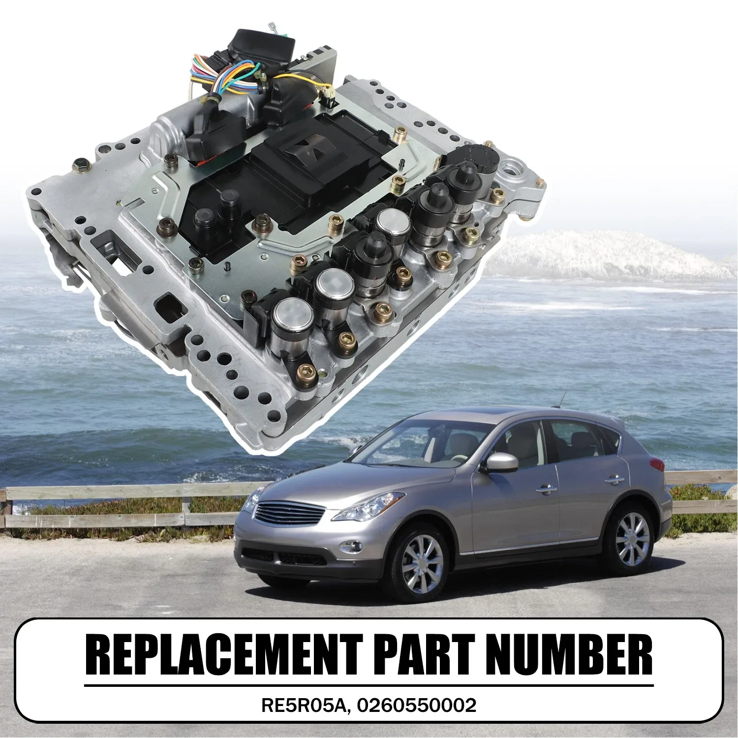 Nissan Xterra / Titan Valve Body Solenoid TCM RE5R05A MPN 036006304 image 4
