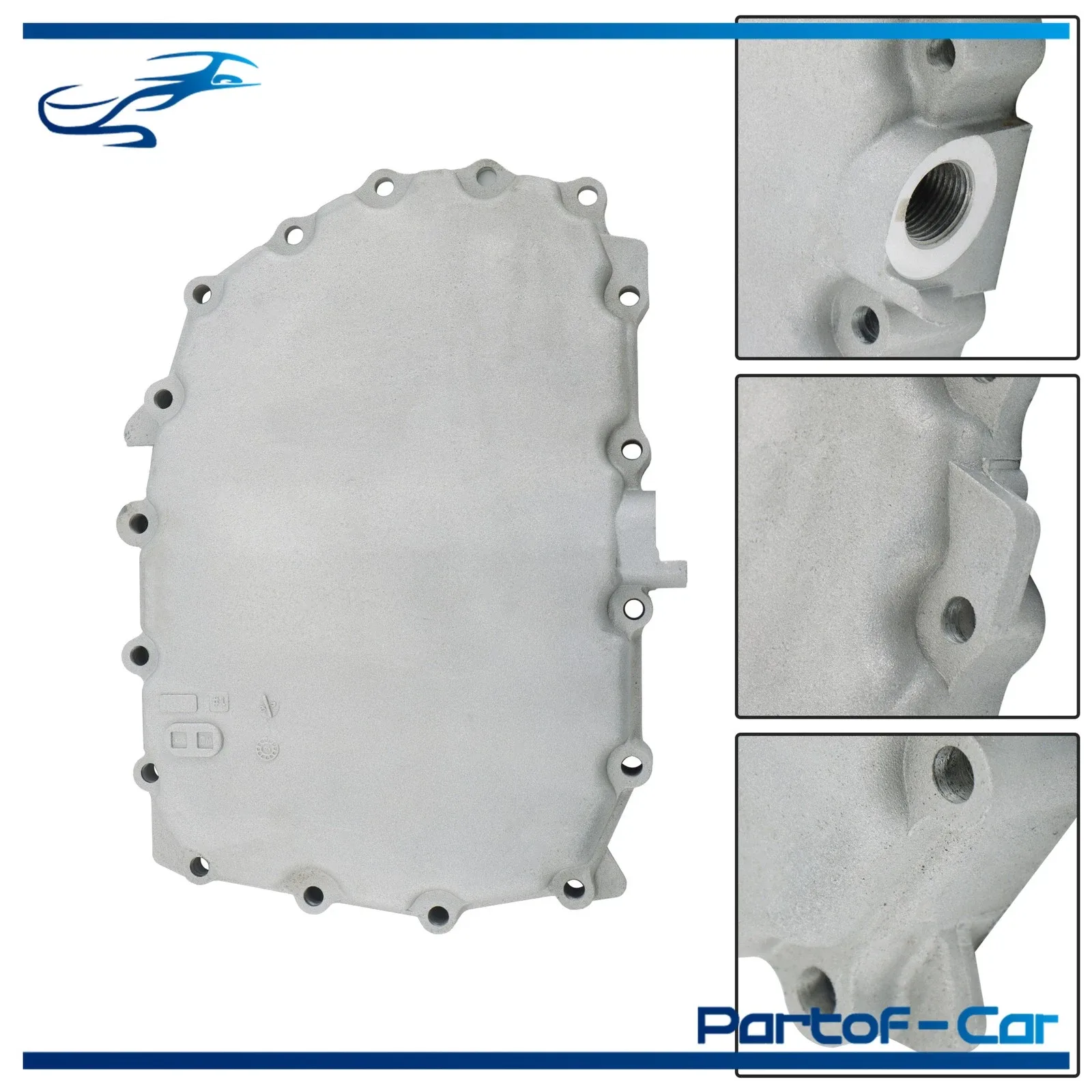 Transmission Oil Pan Sump Sliver For Honda Civic CVT 2014-2020 L4 1.5L 1.8L 2.0L