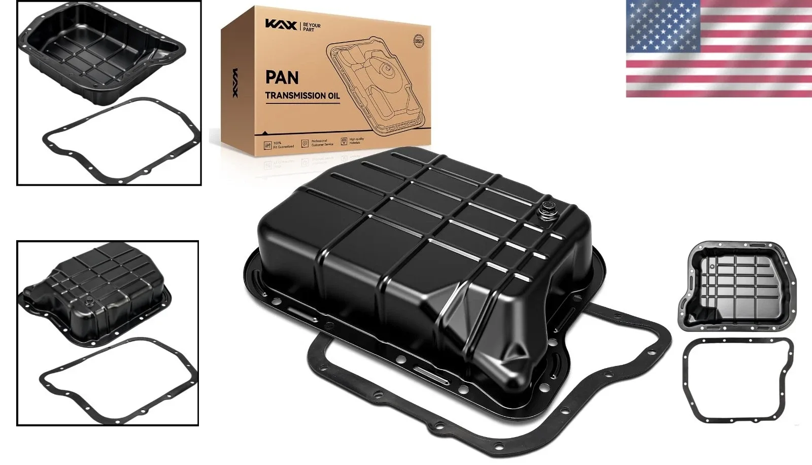 Ram 1500 / 2500 Transmission Oil Pan 265-827 — Impact Resistant Flat Flange image 2