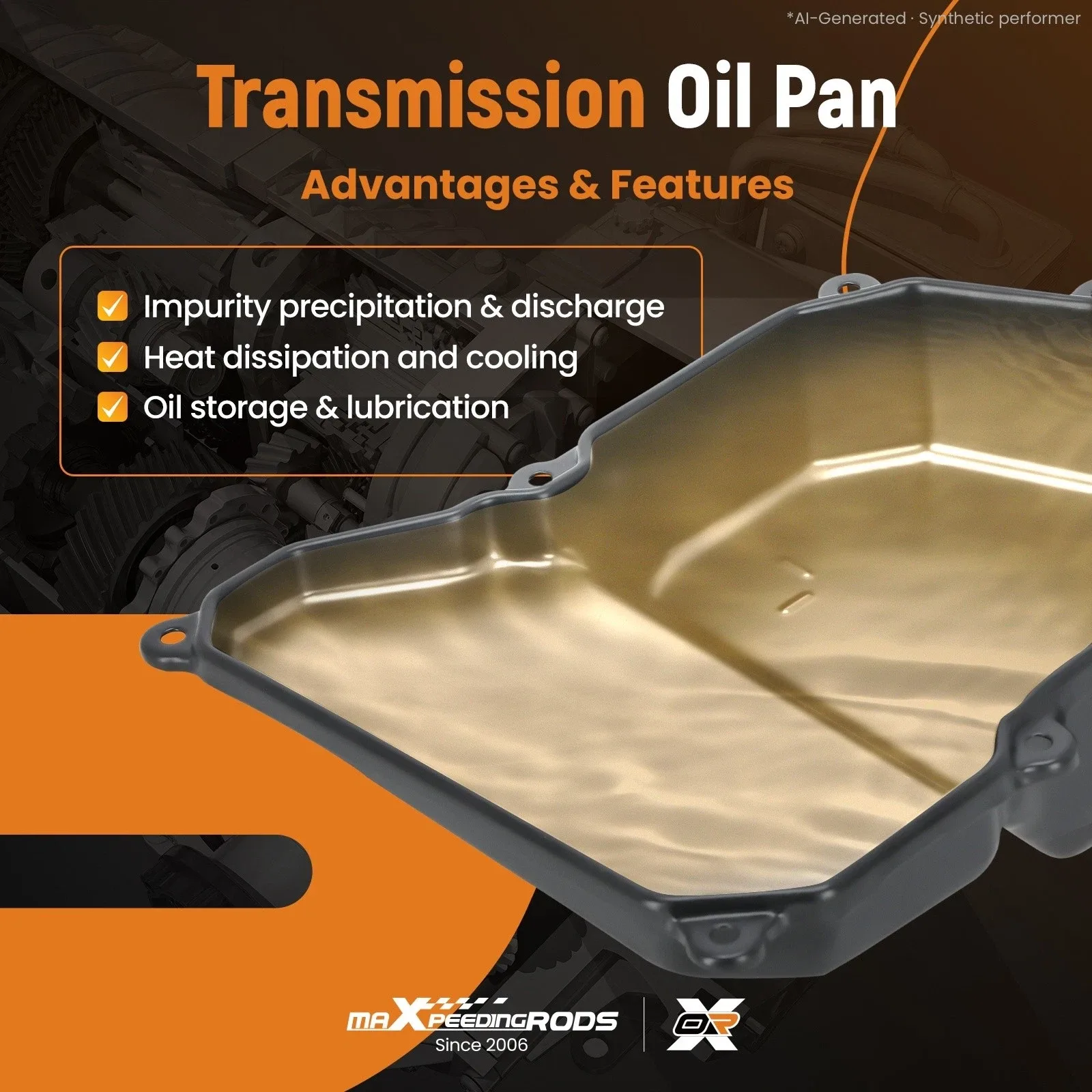 Auto Transmission Oil Pan w/ Gasket & screw for Volkswagen Golf L4 L5 265-840 image 2