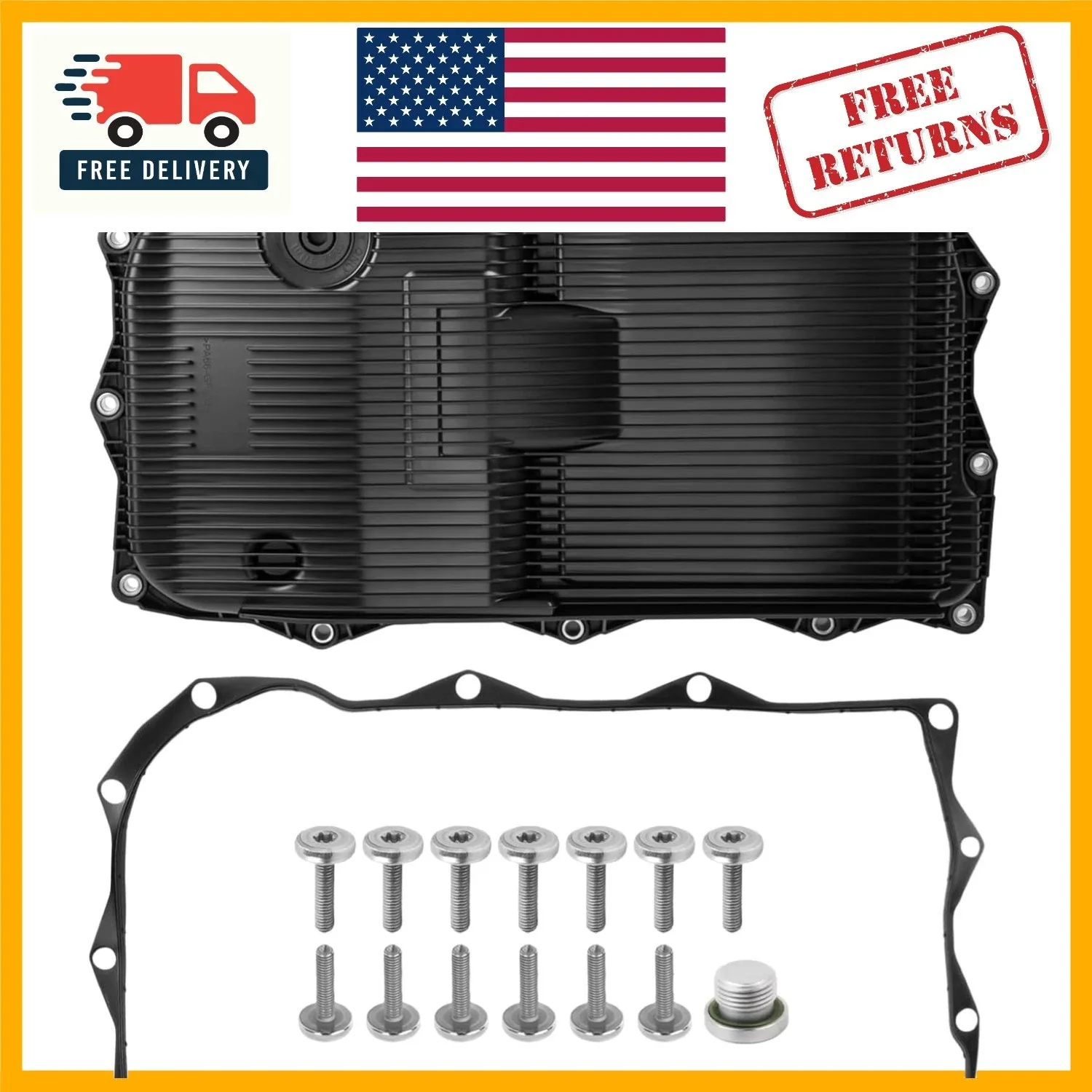 Transmission Oil Pan and Gasket 265-850 for Chrysler Models 2013-2021