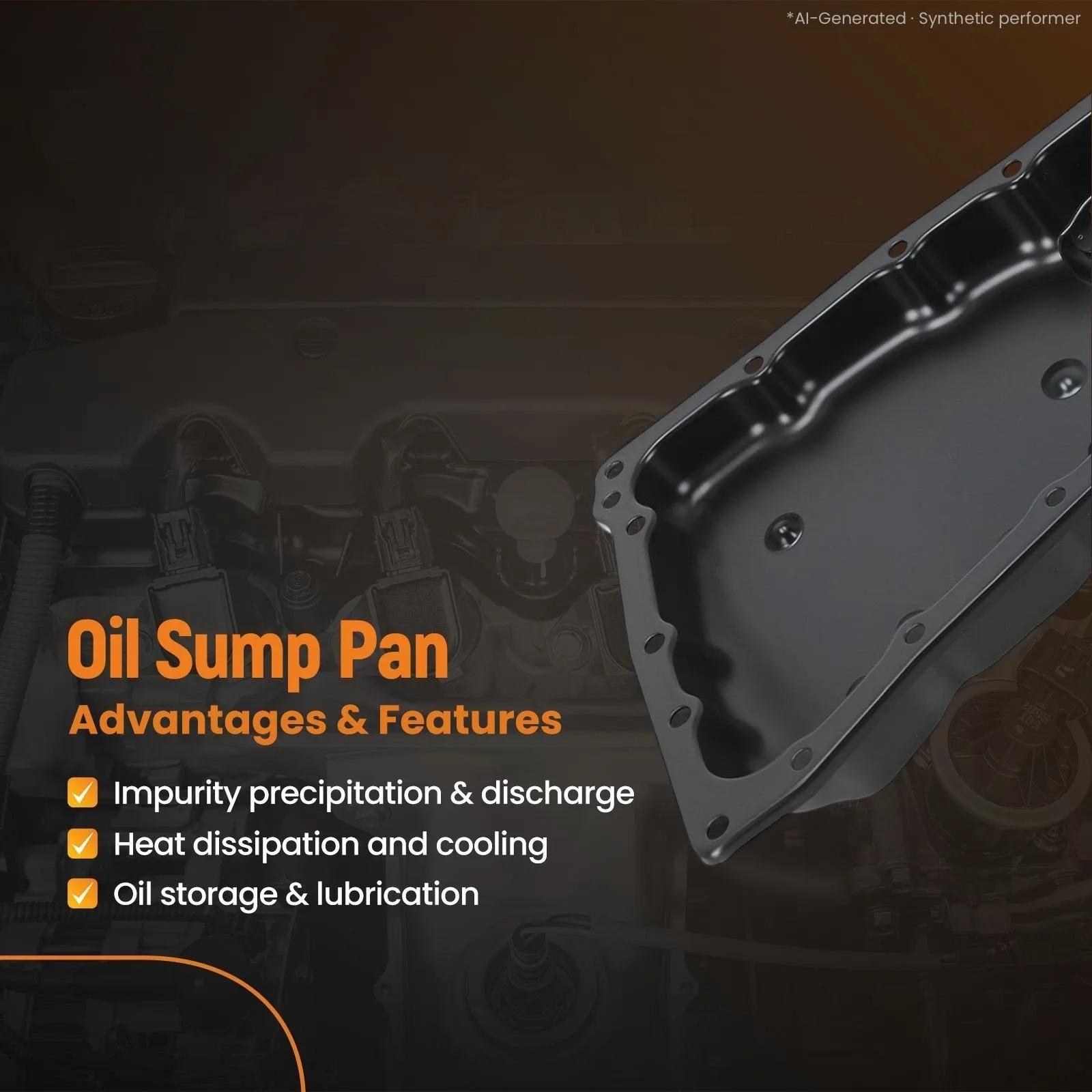 2013-2015 Nissan Altima / Rogue Transmission Oil Pan 31390X480C (MPN 35MRD8) image 2