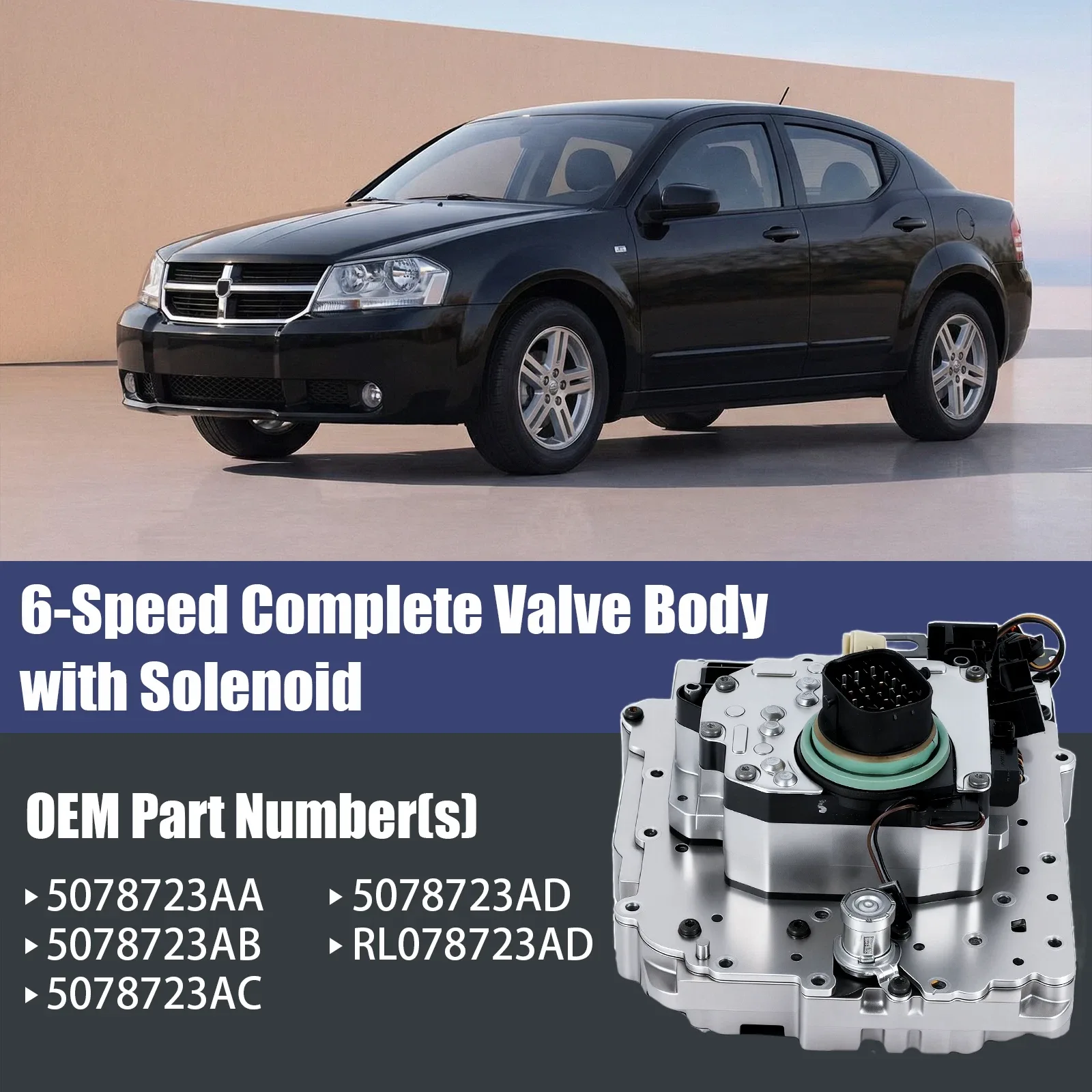 62TE 6-Speed Transmission Valve Body for RAM RL078723AD