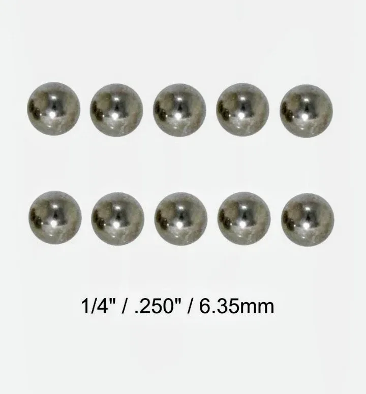 GM 1/4" (.250) Valve Body Check Balls A44741-5 for 4L60E/4L65E/4L80/Turbo 350/400/700R4 (10)