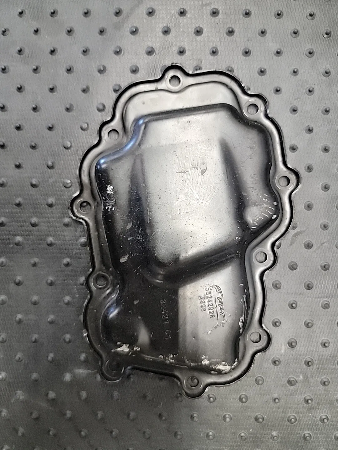 2014 Fiat 500 Dual Clutch Transmission Oil Pan OEM 55242928 image 2