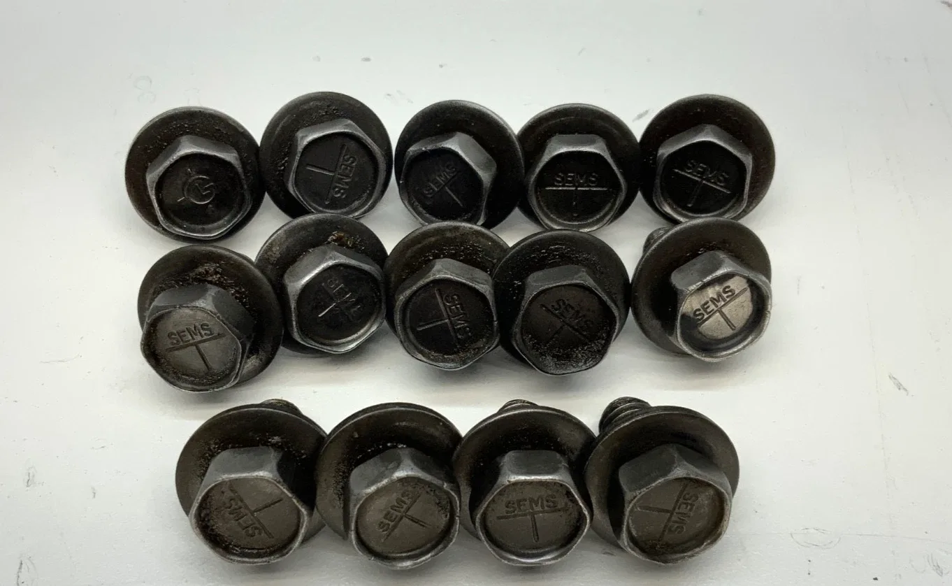 MOPAR 727 TORQUEFLITE AUTOMATIC TRANSMISSION OIL PAN BOLTS SET 14 OEM  DODGE