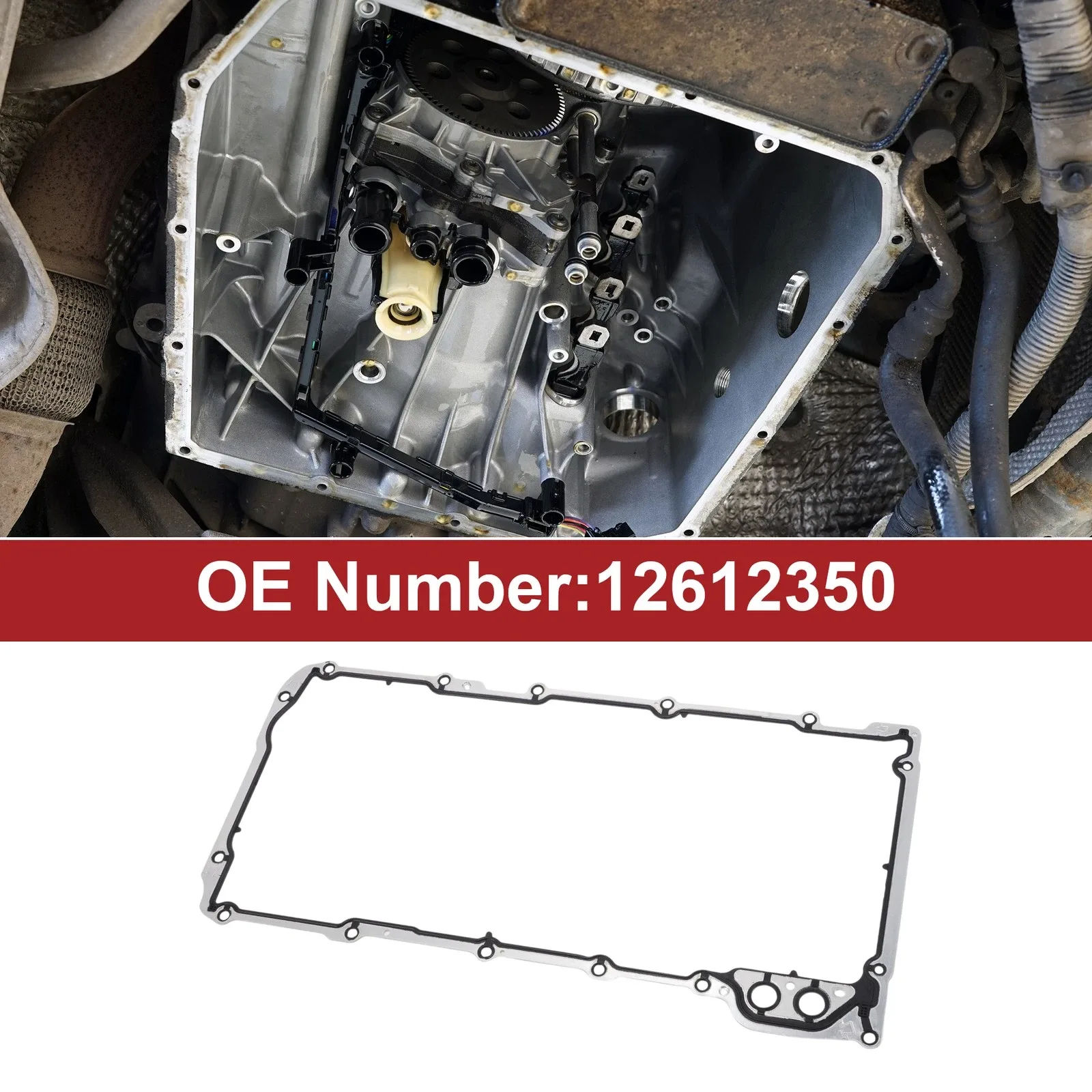 No.12612350 Car Transmission Filter Oil Pan Gasket for Chevrolet Avalanche 07-13 image 3