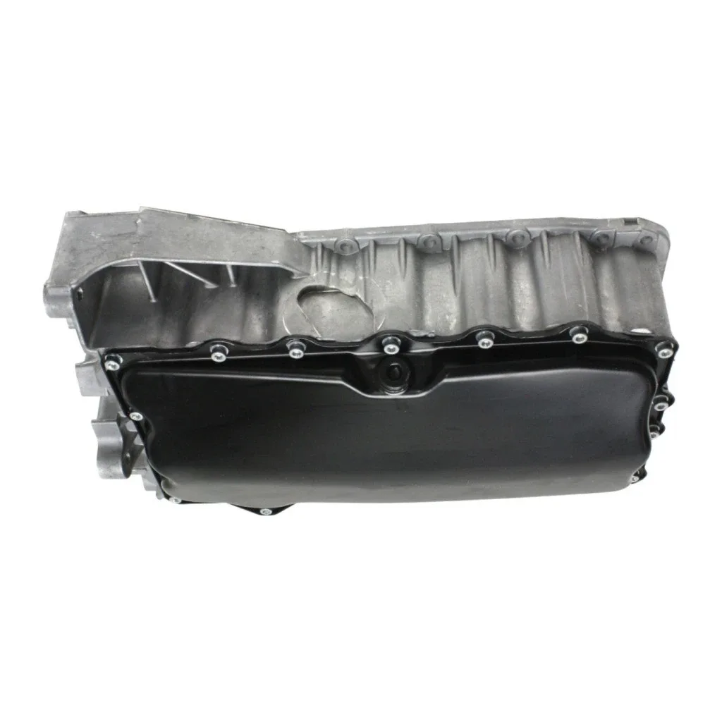 For Volkswagen Jetta 2002-2009 Oil Pan Aluminum Non-Baffled Design w/ Drain Plug image 2
