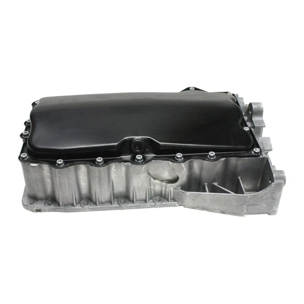 For Volkswagen Jetta 2002-2009 Oil Pan Aluminum Non-Baffled Design w/ Drain Plug