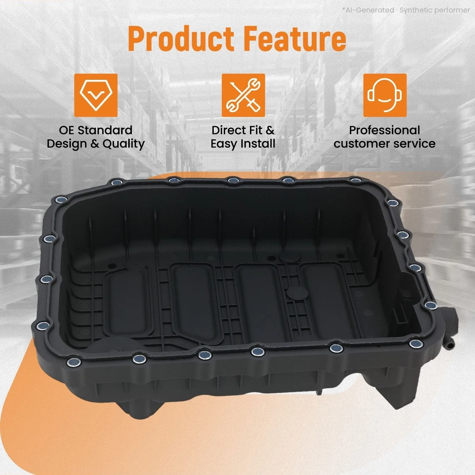 Auto Transmission Oil Pan for Hyundai Santa Fe Sport 2013-2018 452803B851 image 2