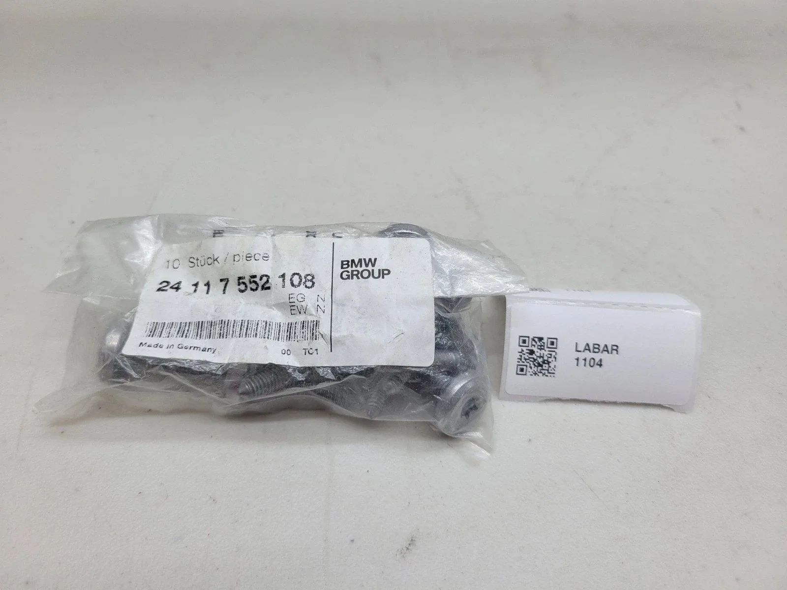 Set of 10 Auto Transmission Oil Pan Bolt ZF  BMW Land Rover Jaguar 24117552108 image 2