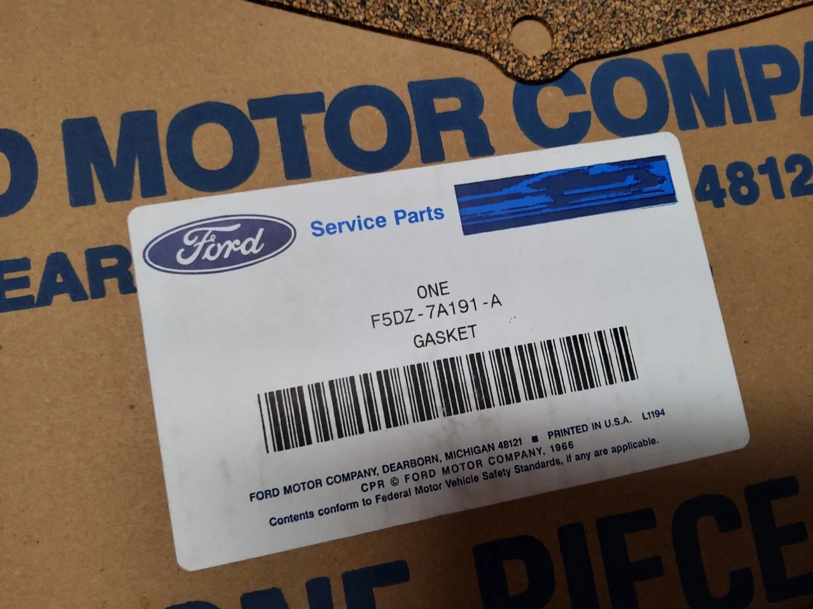 2X FORD 94 - 07 Taurus OEM AX4N Auto Transmission Oil PAN GASKET F5DZ-7A191-A image 2