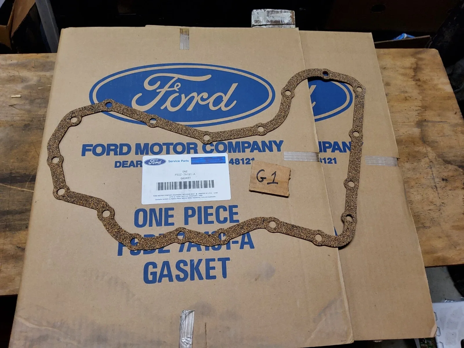 2X FORD 94 - 07 Taurus OEM AX4N Auto Transmission Oil PAN GASKET F5DZ-7A191-A