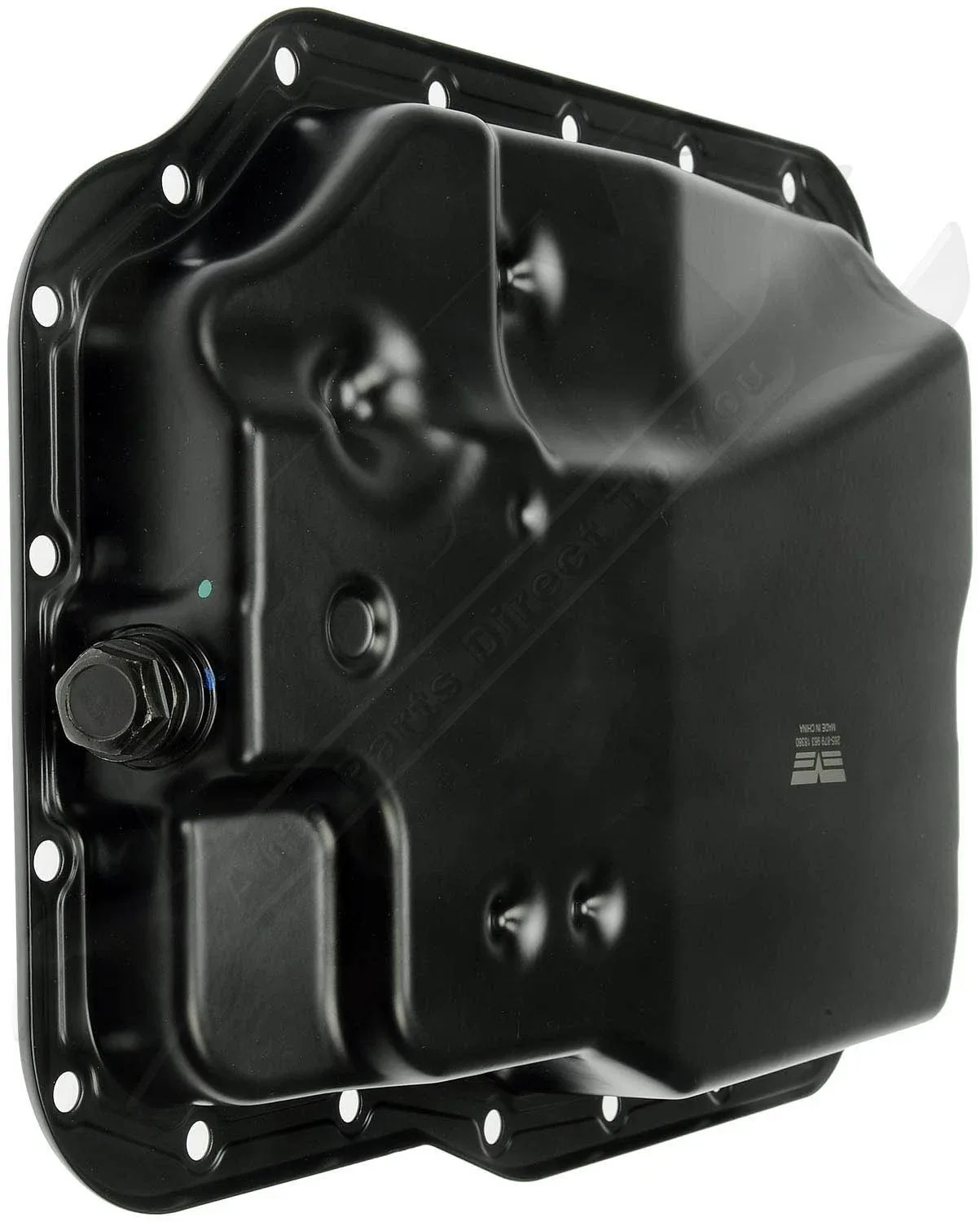 APDTY 144316 Automatic Transmission Steel Oil Pan With Drain Plug image 2