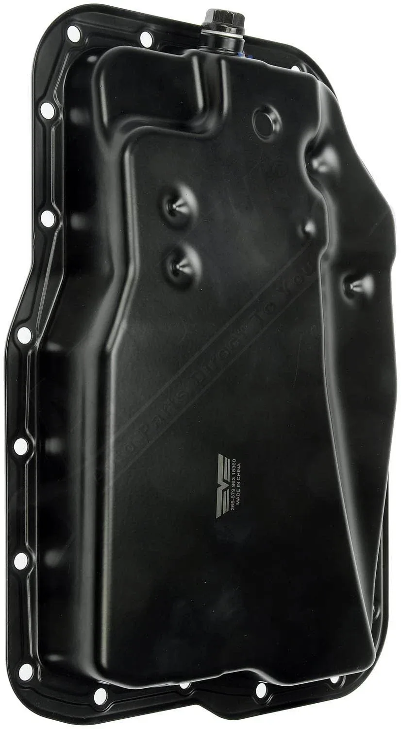 APDTY 144316 Automatic Transmission Steel Oil Pan With Drain Plug image 3