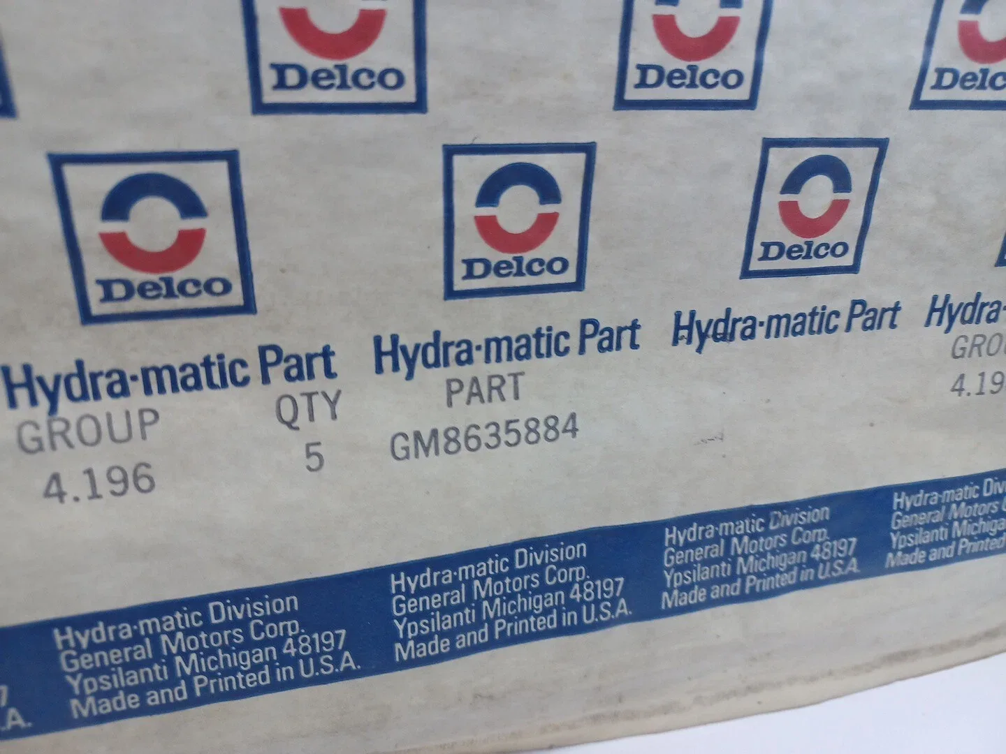 NOS GM 1982-85 Buick Oldsmobile Cadillac / transmission oil pan gasket / 8635014 image 2