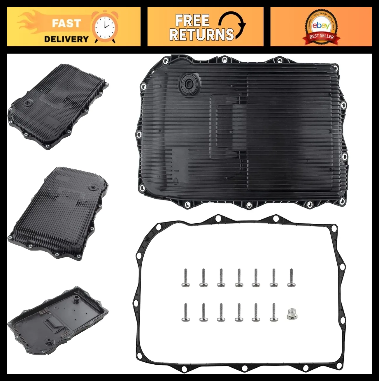 BMW 228i 320i 328i 335i X5 X6 Z4 Transmission Oil Pan & Gasket - WDE00600022-1
