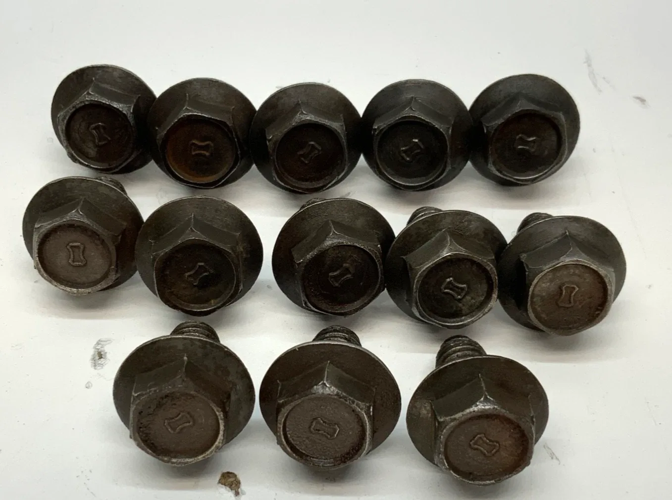 TH350 TURBO AUTOMATIC TRANSMISSION OIL PAN BOLTS SET OF 13 OEM CHEVROLET PONTIAC