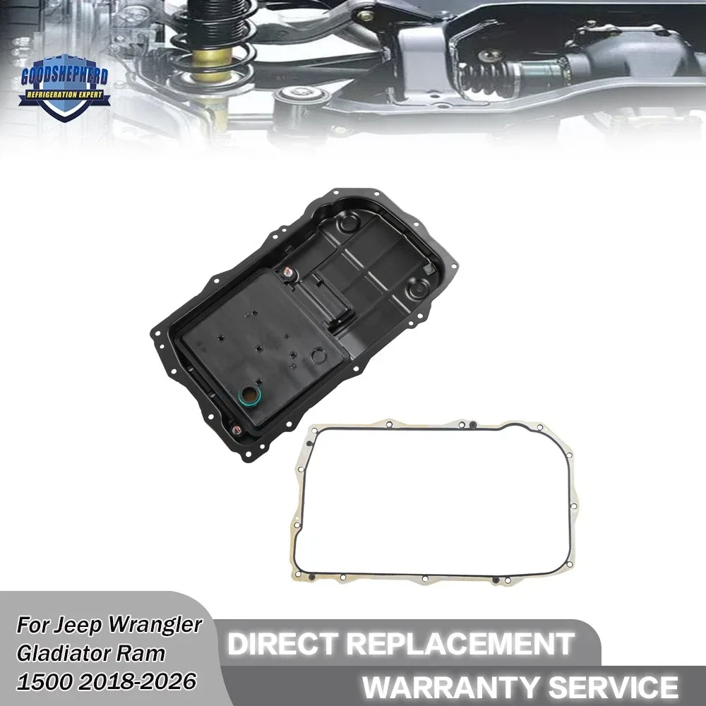 Transmission Oil Pan For Jeep Wrangler 2018-2020 2021-2026 3.6L 2.0L 68362041AA