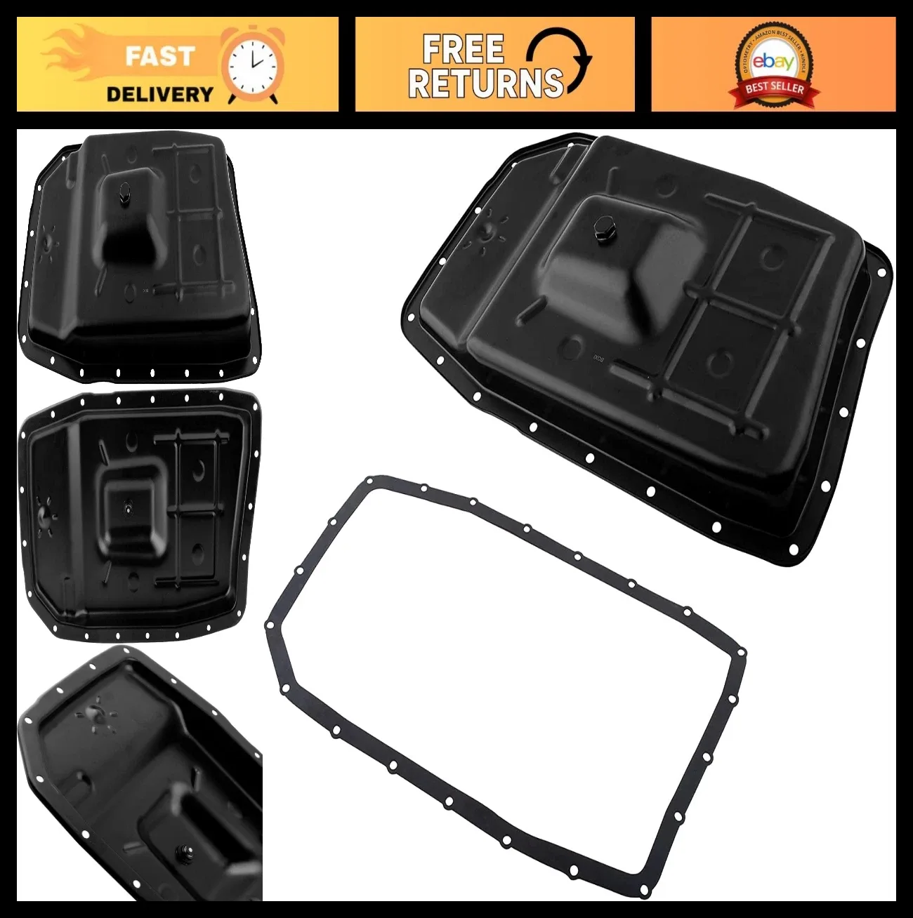 Transmission Oil Pan & Gasket for Ford Expedition, Mustang, F-150, F-250 2011-20