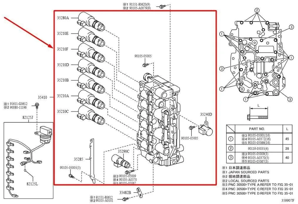 2016-2020 Toyota Sienna 3.5L 8-Speed Valve Body w/ Oil Pan - 35410-48070 image 2