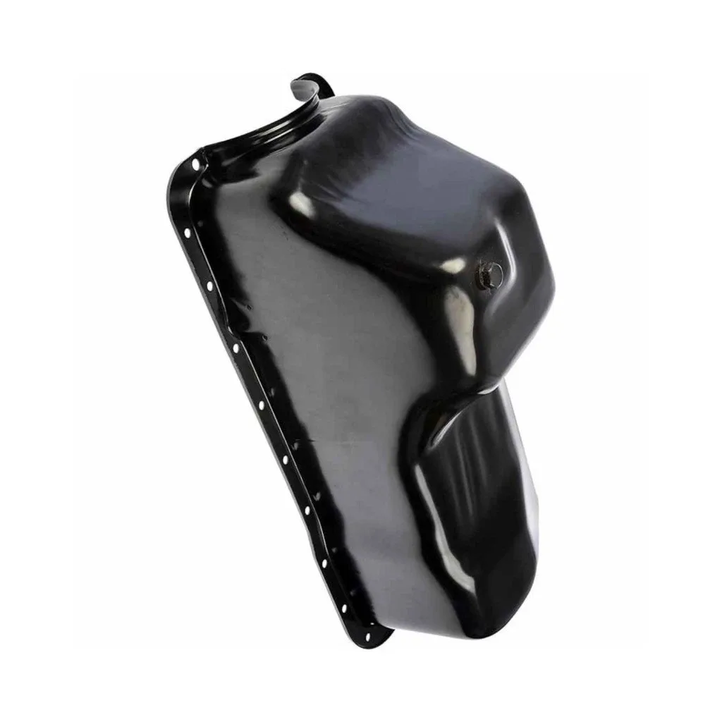 1997 Ford F-250 Engine Oil Pan E8TZ6675-A - Steel, Black image 2