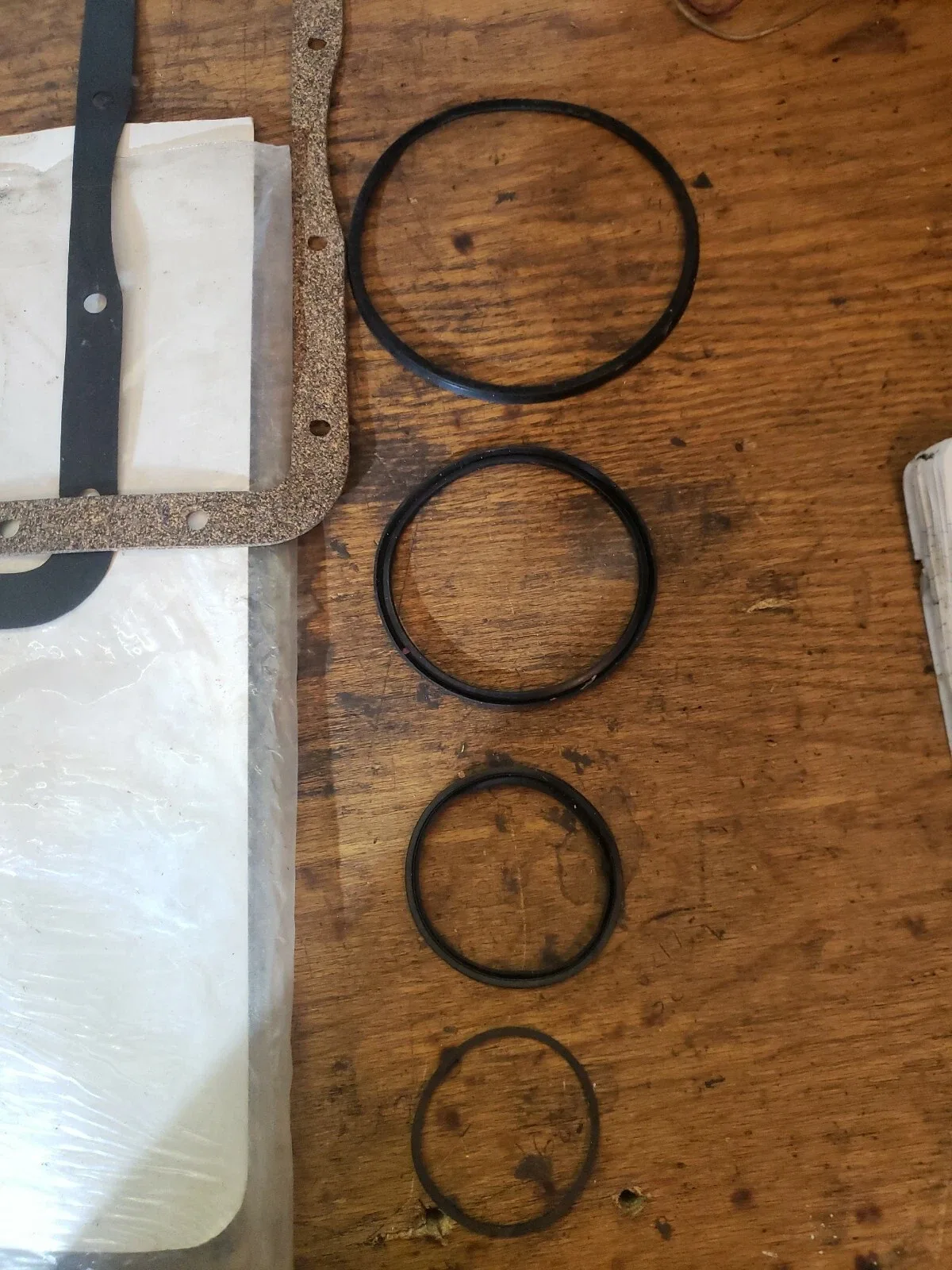 1969-1979 TH350 Transmission Oil Pan Gasket MPN 748030 image 2