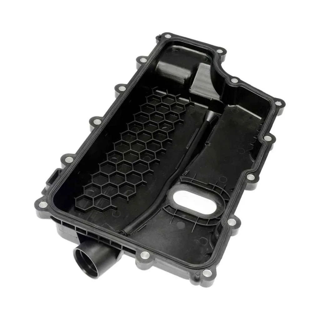 For GMC Terrain 2010-2017 Transmission Oil Pan CAPA Plastic Black 3.5L Capacity image 3