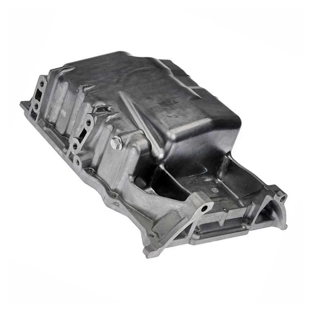 For Honda CR-V 2012-2014 Engine Oil Pan | Aluminum | Metallic Finish Gray Color image 2