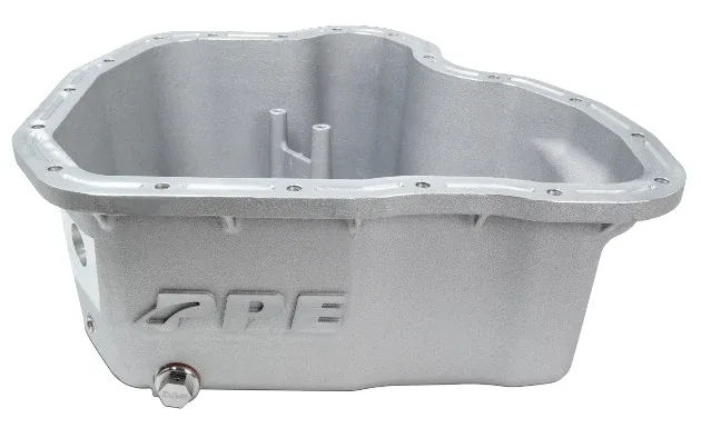 PPE Raw Aluminum Oil Pan & Rear Differential Cover For 2011-2016 GM 6.6L Duramax image 2