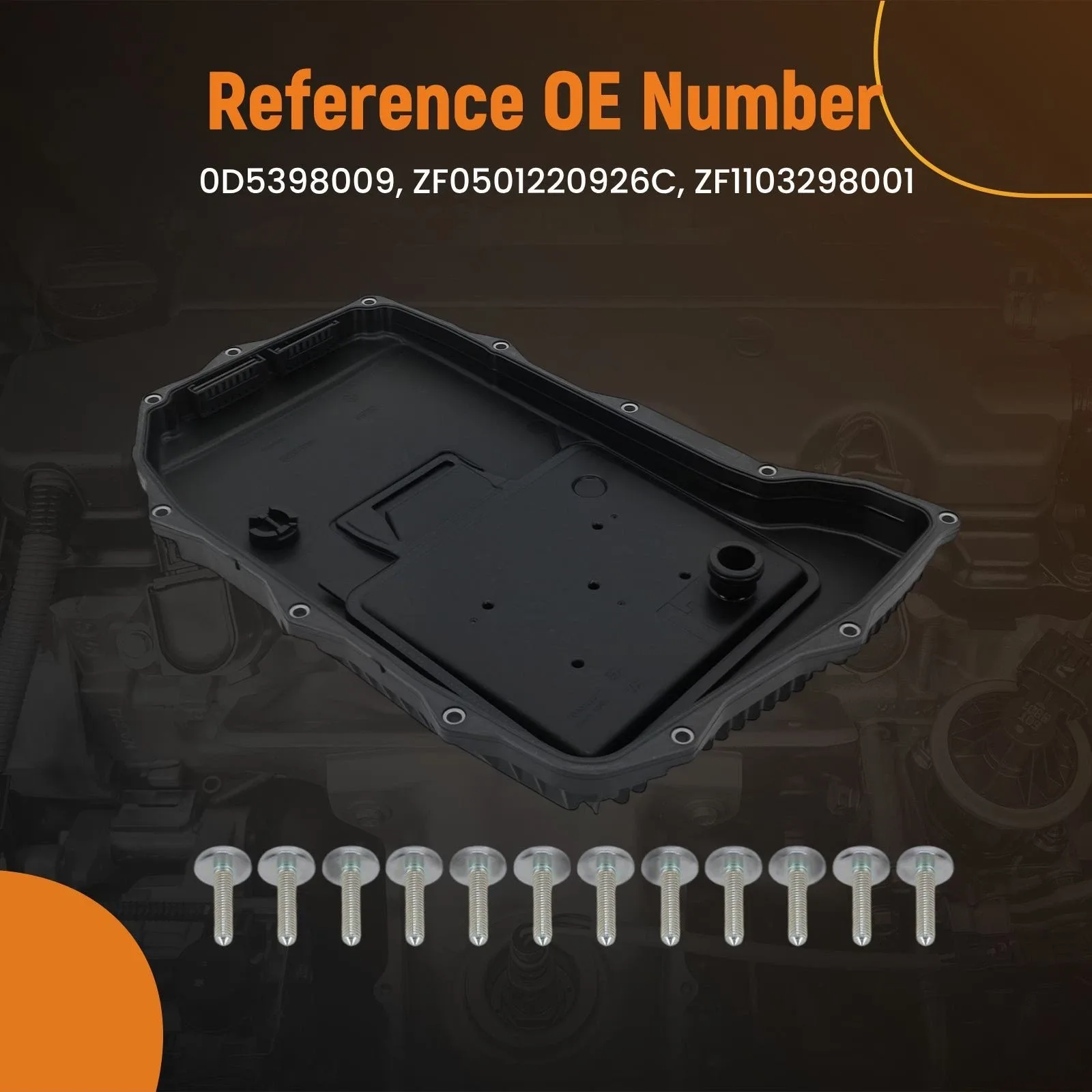 Automatic Transmission Oil Pan for Audi Q7/S4 3.0L V6 2017-2019 0D5398009 image 3