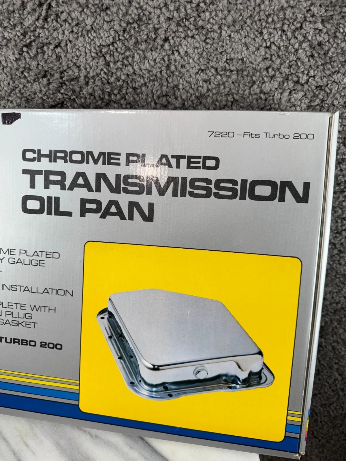 Cal Custom 7220 Chrome Transmission Oil Pan Kit — Fits Turbo 200 image 3