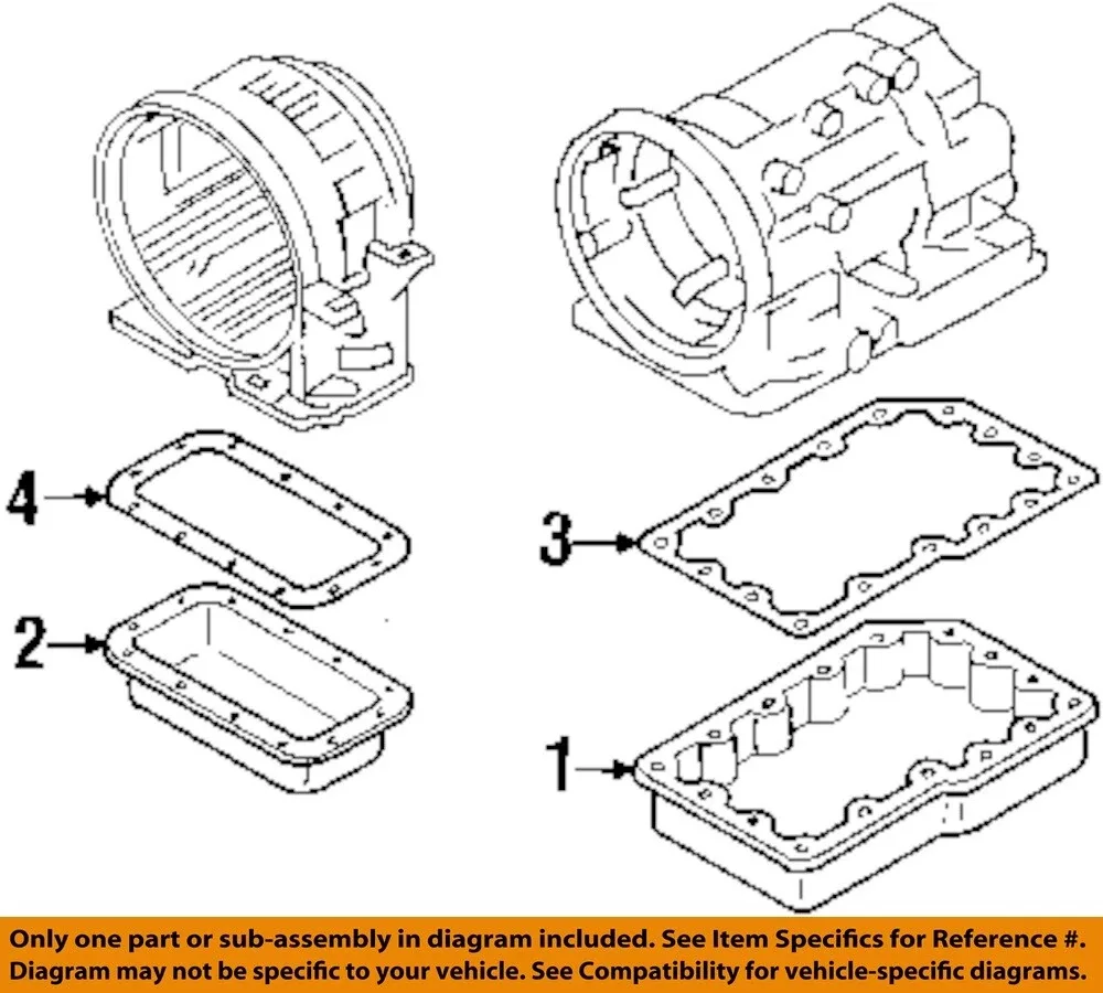 HONDA OEM 96-02 Passport Transmission Components-Oil Pan Gasket 8960142350