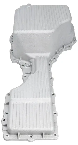 PPE Raw Aluminum Oil Pan & Rear Differential Cover For 2017-2019 GM 6.6L Duramax image 2