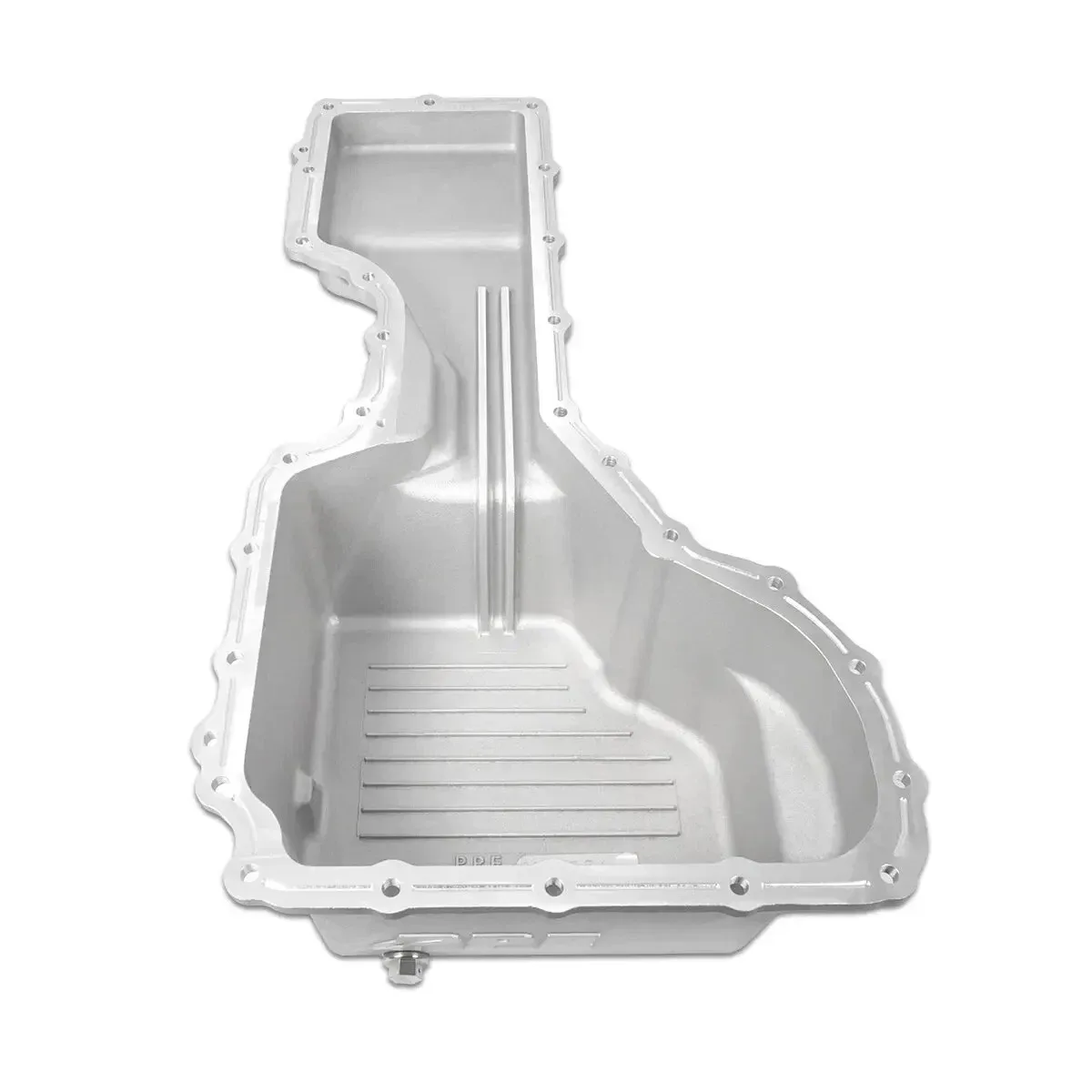 PPE Raw Aluminum Oil Pan & Rear Differential Cover For 2017-2019 GM 6.6L Duramax image 3