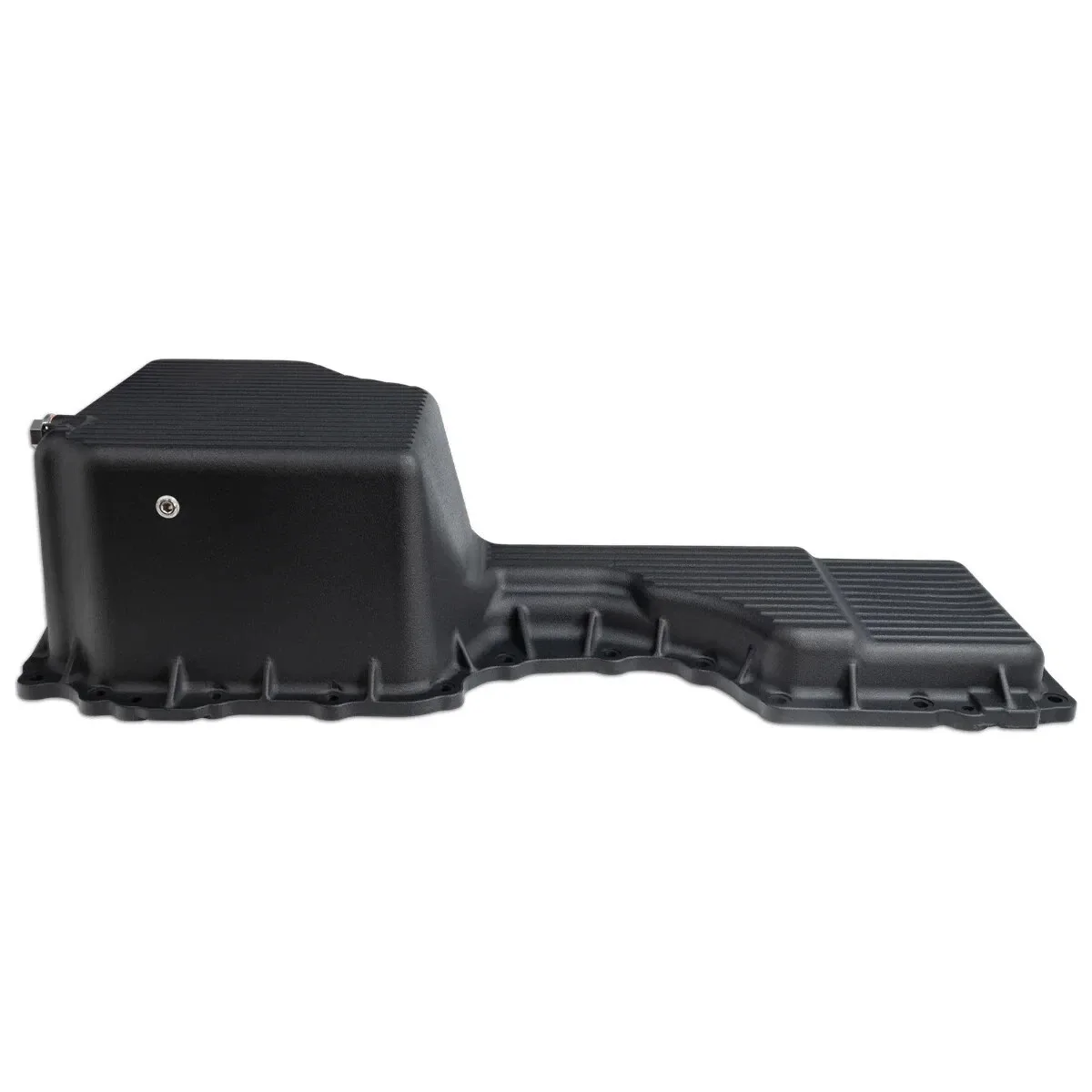 PPE Black Aluminum Oil Pan & Rear Differential Cover For 17-19 GM 6.6L Duramax image 3