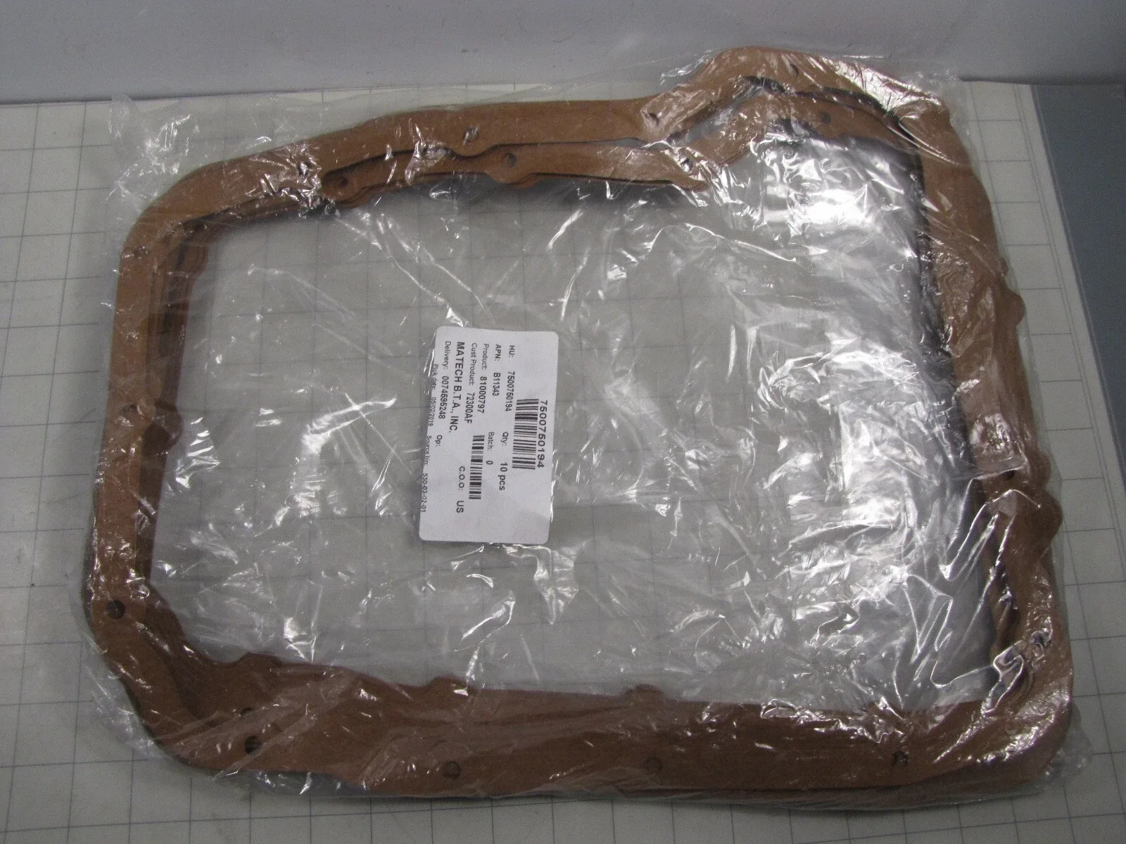 10-pk Matech B11343 / 81000797 Oil Pan Fiber Gasket for 45RFE 5-45RFE NEW