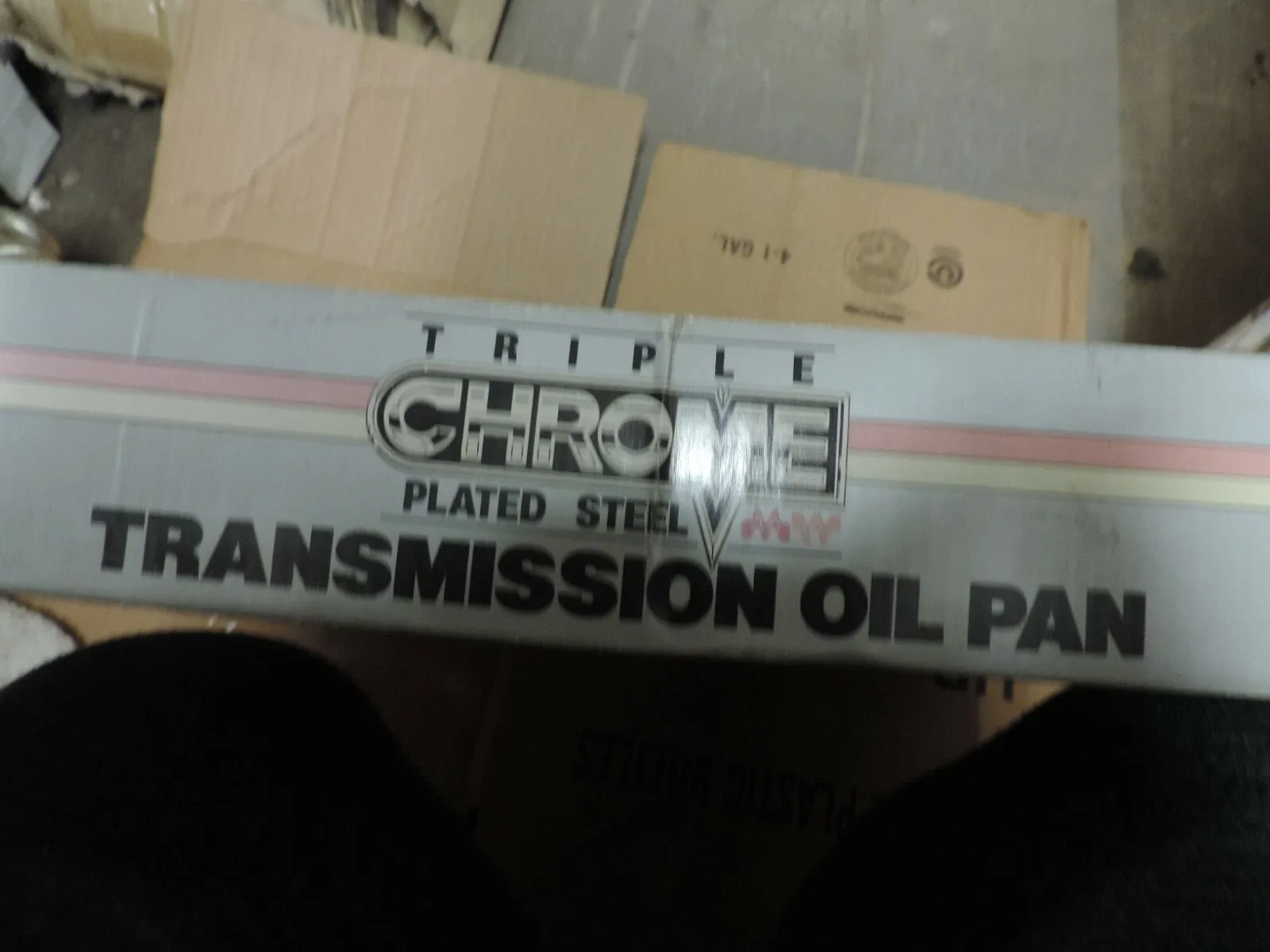 Make Waves 18501 Triple Chrome Plated Steel Transmission Oil Pan for GM Turbo 400 image 2