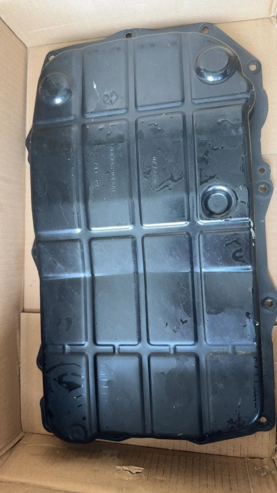 2021 Jeep Gladiator Mopar Transmission Oil Pan 68362043AB image 2